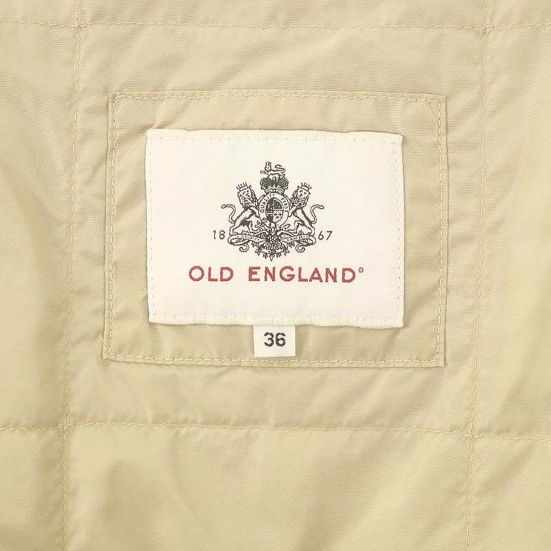 オールドイングランド OLD ENGLAND ダッフルコート 中綿 36 ブルー /HK