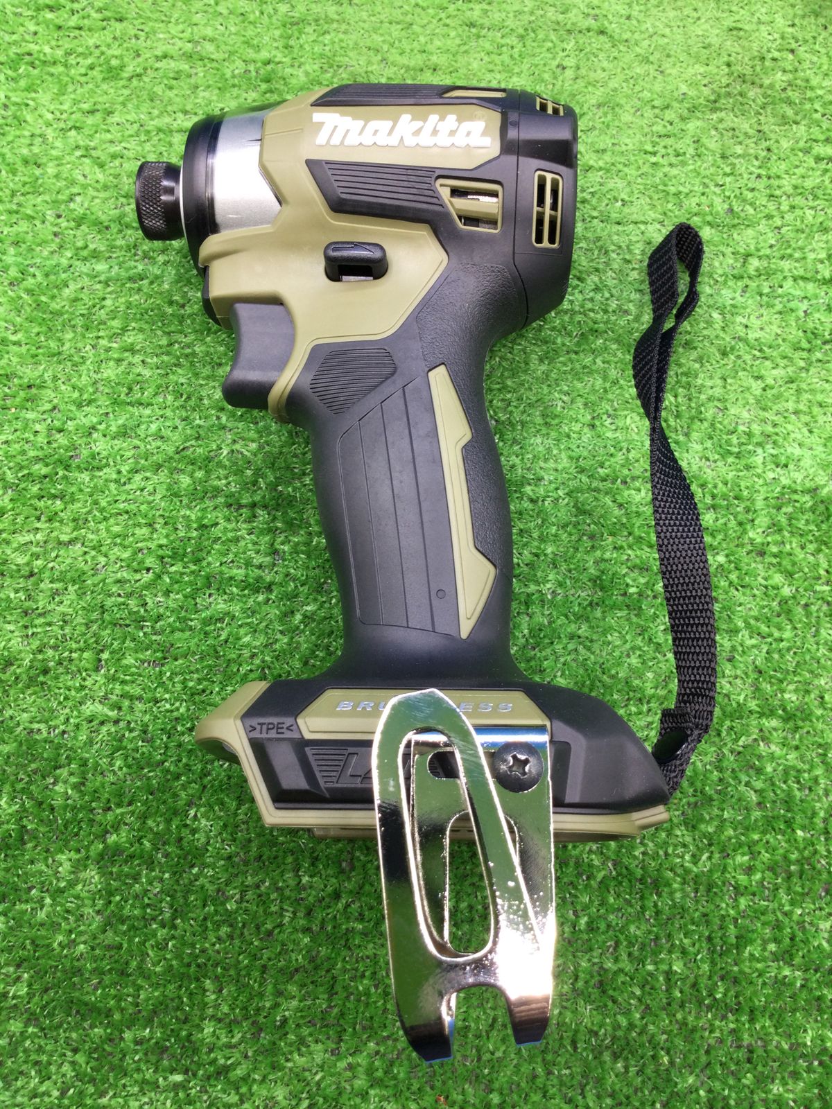 充電器なし Makita マキタ 18 v充電式インパクトドライバ オリーブ Olive エコツー M 02