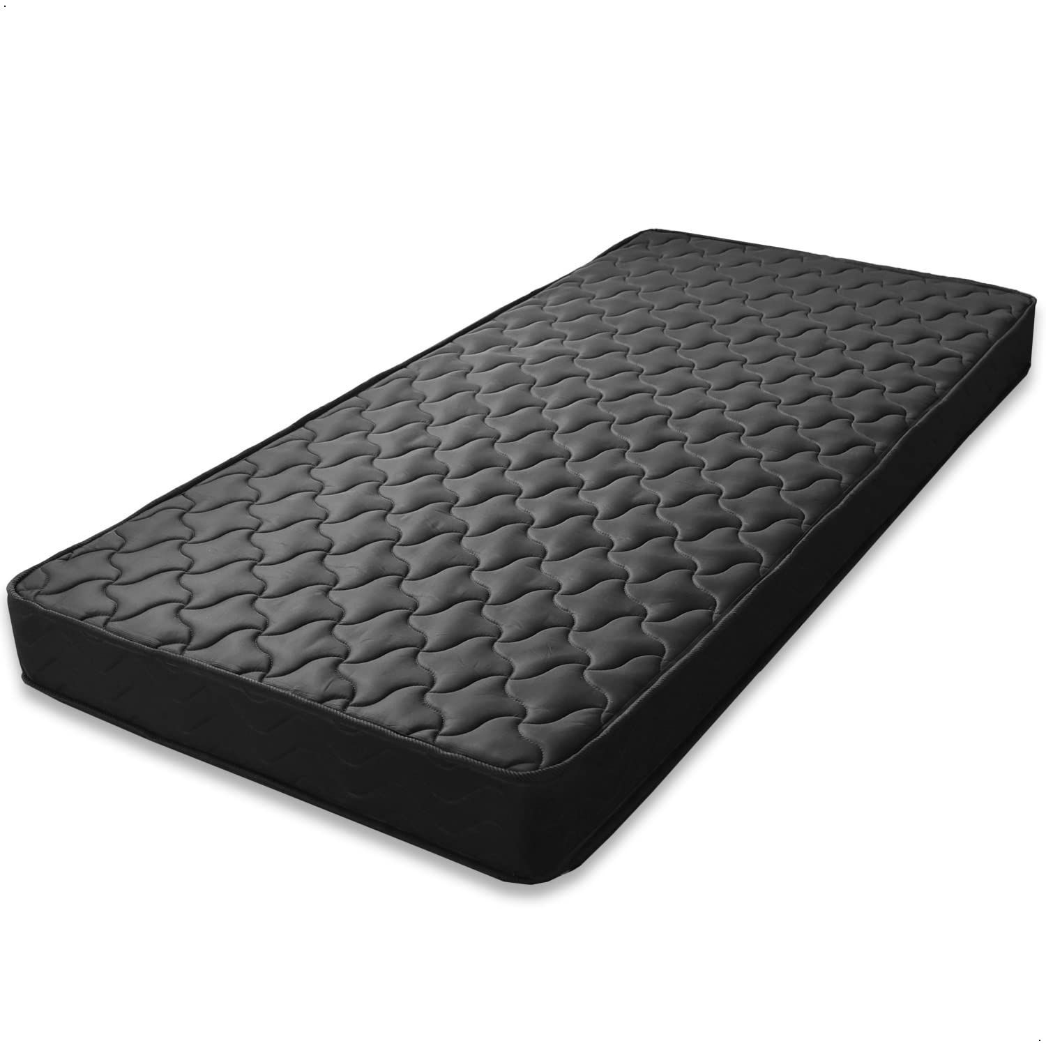ボンネルコイル 硬め 高密度 ベッドマット 厚み17 cm 通気性 シングル ブラック マットレス 72476 タンスのゲン