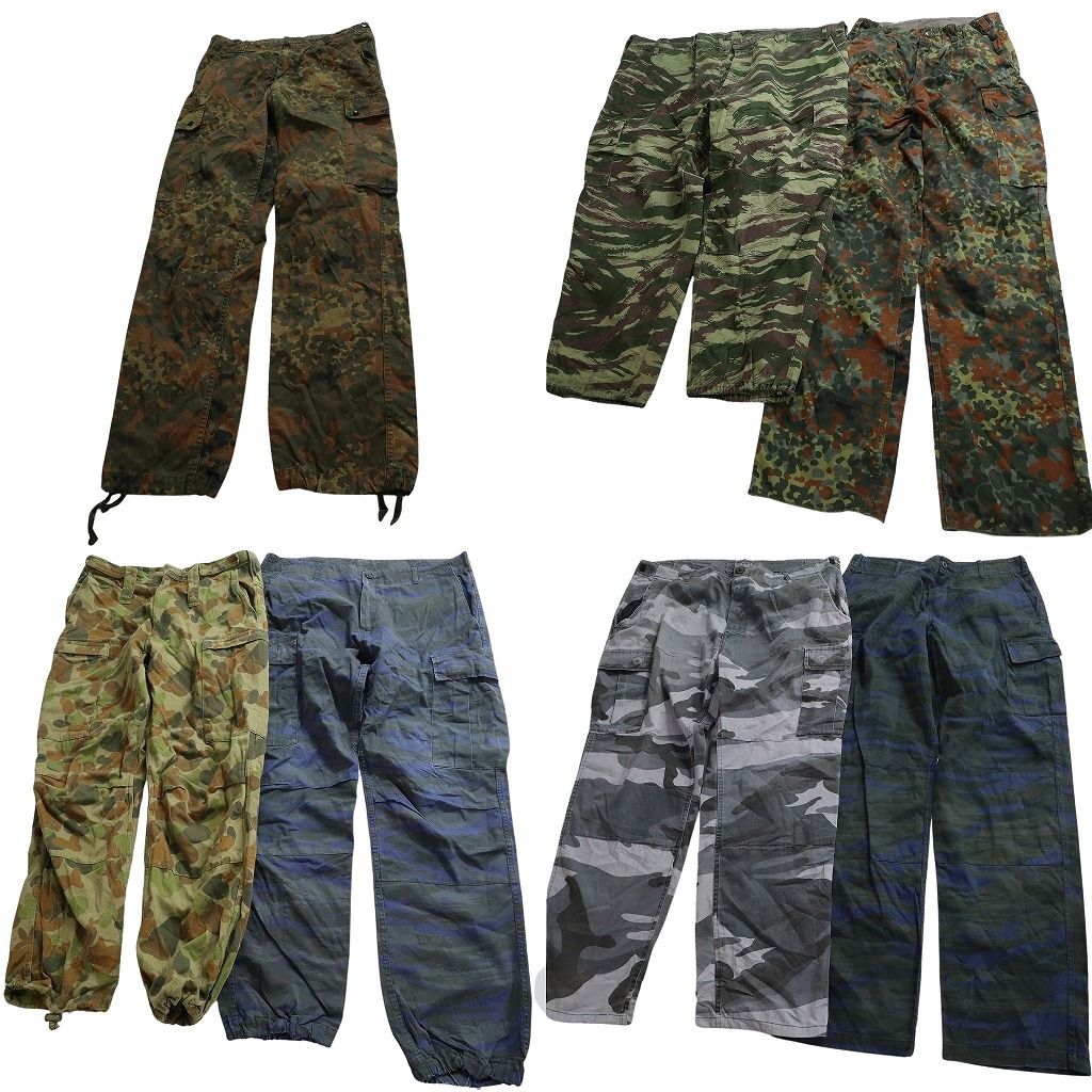 B ユーロ古着ミリタリー迷彩カモフラジャケットパンツ長袖類30着セットまとめ売り 楽天市場】☆実物 USED スイス軍 M-83 フィールドジャケット【クーポン