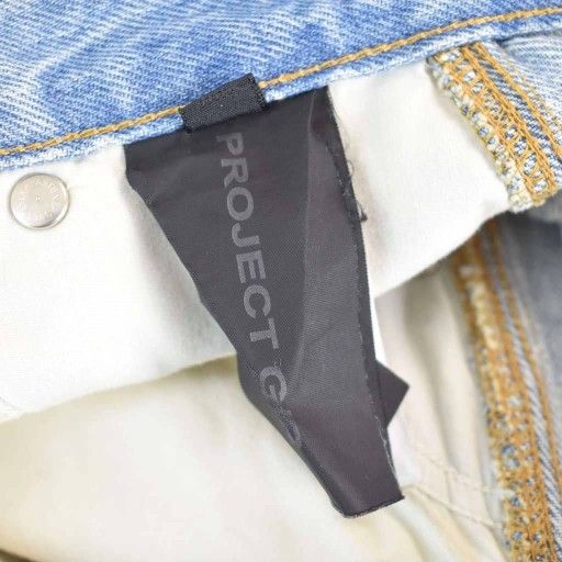 プロジェクトジーアール PROJECT G|R PANTS バックワードカーペンターパンツ デニムパンツ 1 水色 ライトブルー AA