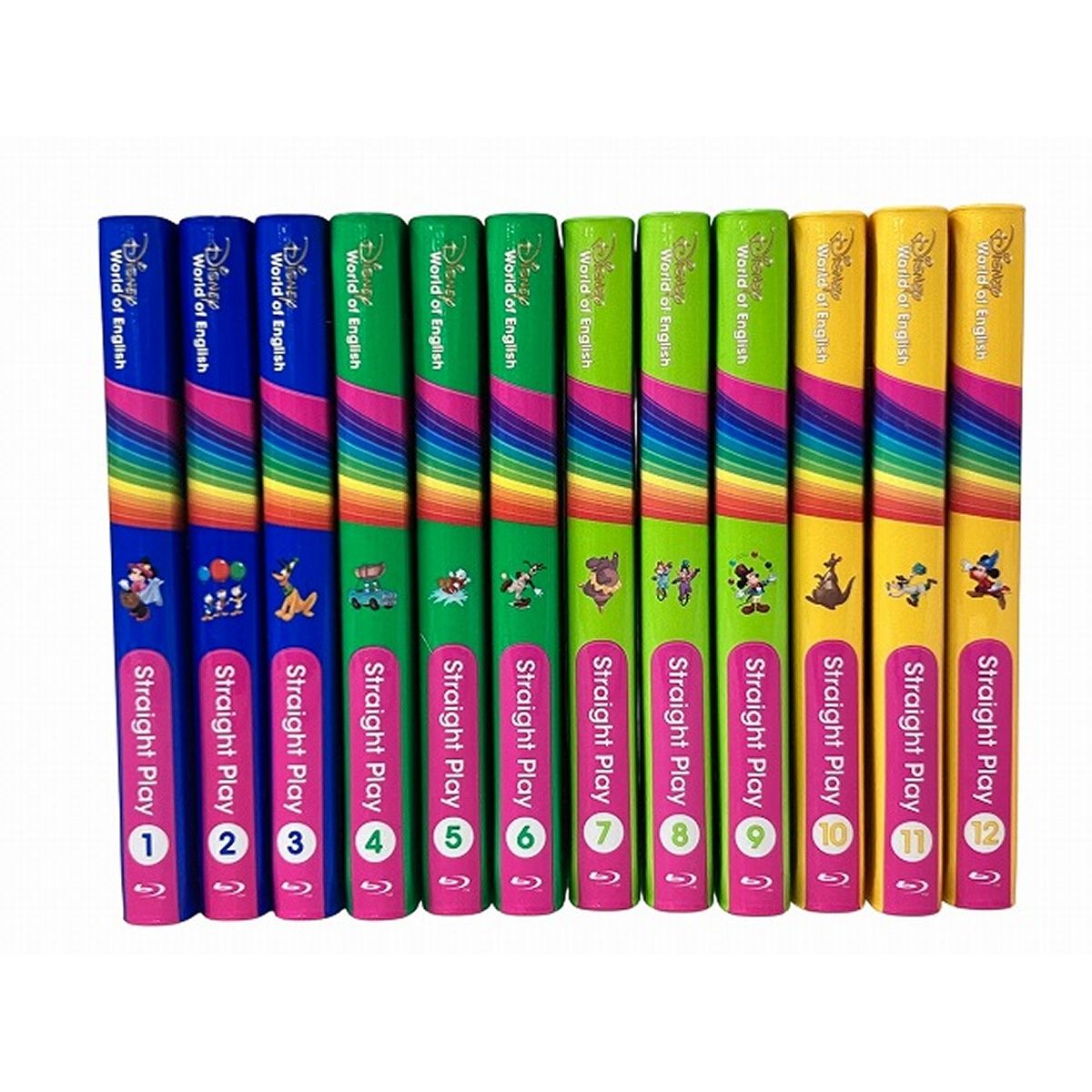 DWE 2021年頃 ストレートプレイ 12巻セット ディズニー 英語 Blu-ray版