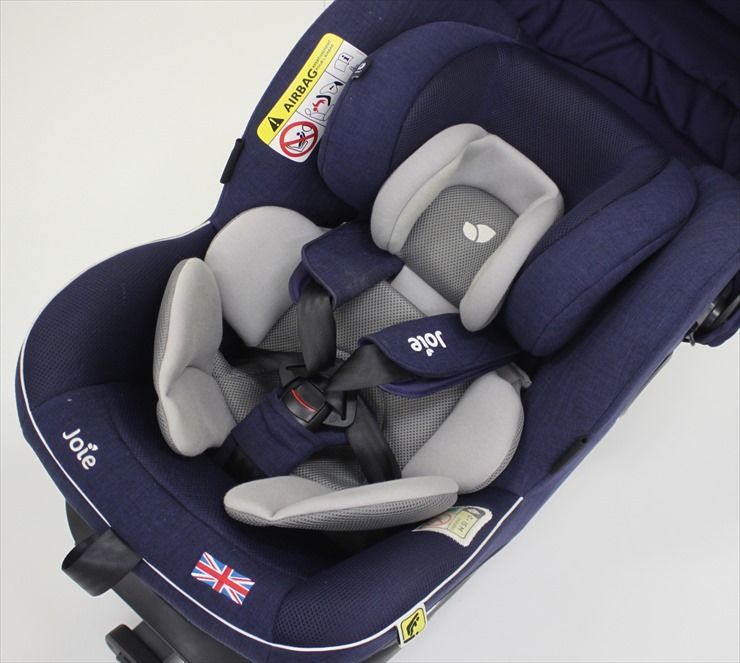 美品 ジョイー i-Arc360° キャノピー付 ネイビー ISOFIX取付