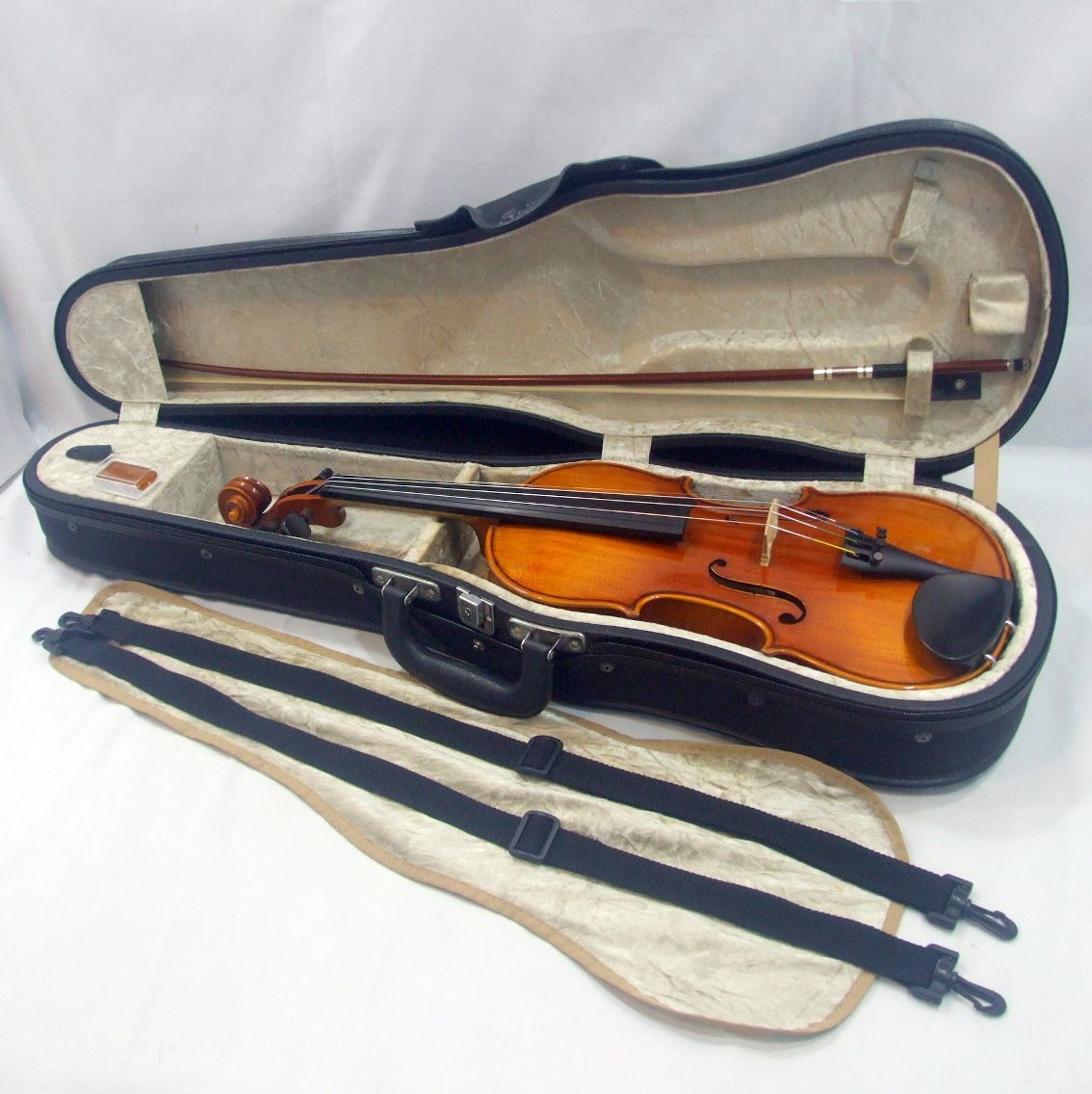 Harry Mller ハリー ミュラー ドイツ製 バイオリン 4|4 1988年 Toyoケース ♥ 弓 仕上がり良好
