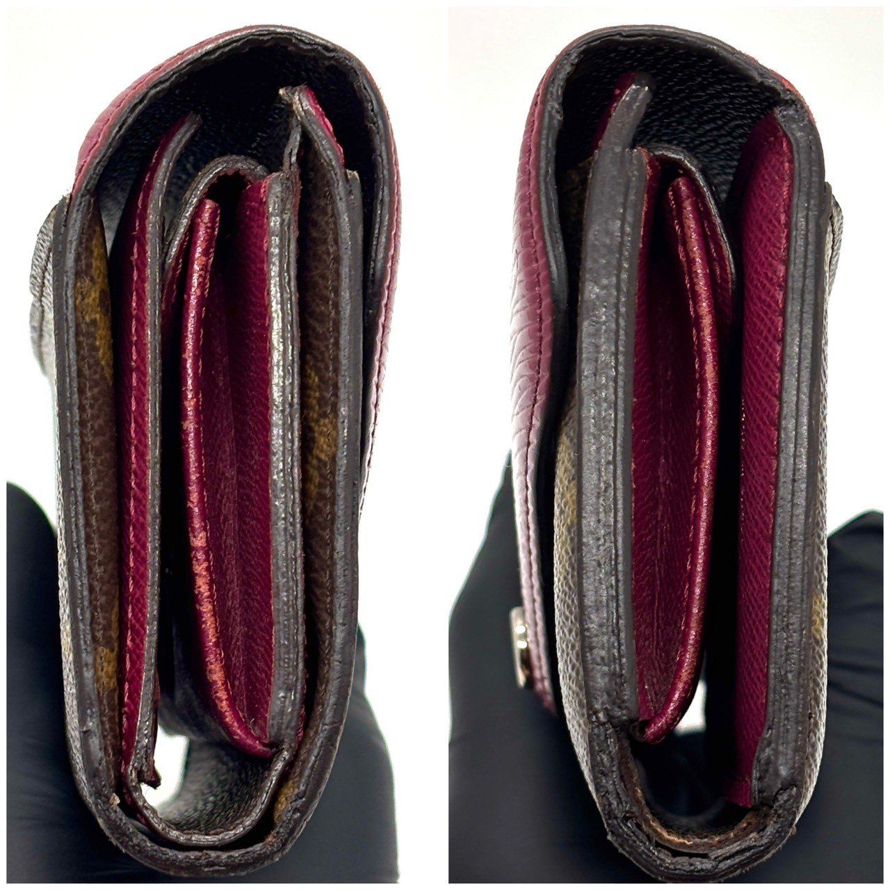 美品✨ルイヴィトン　モノグラム　ポルトフォイユマリールーコンパクト　M60495 ひと目で恋する異素材の美】 LOUIS VUITTON ルイヴィトン 三つ折り財布