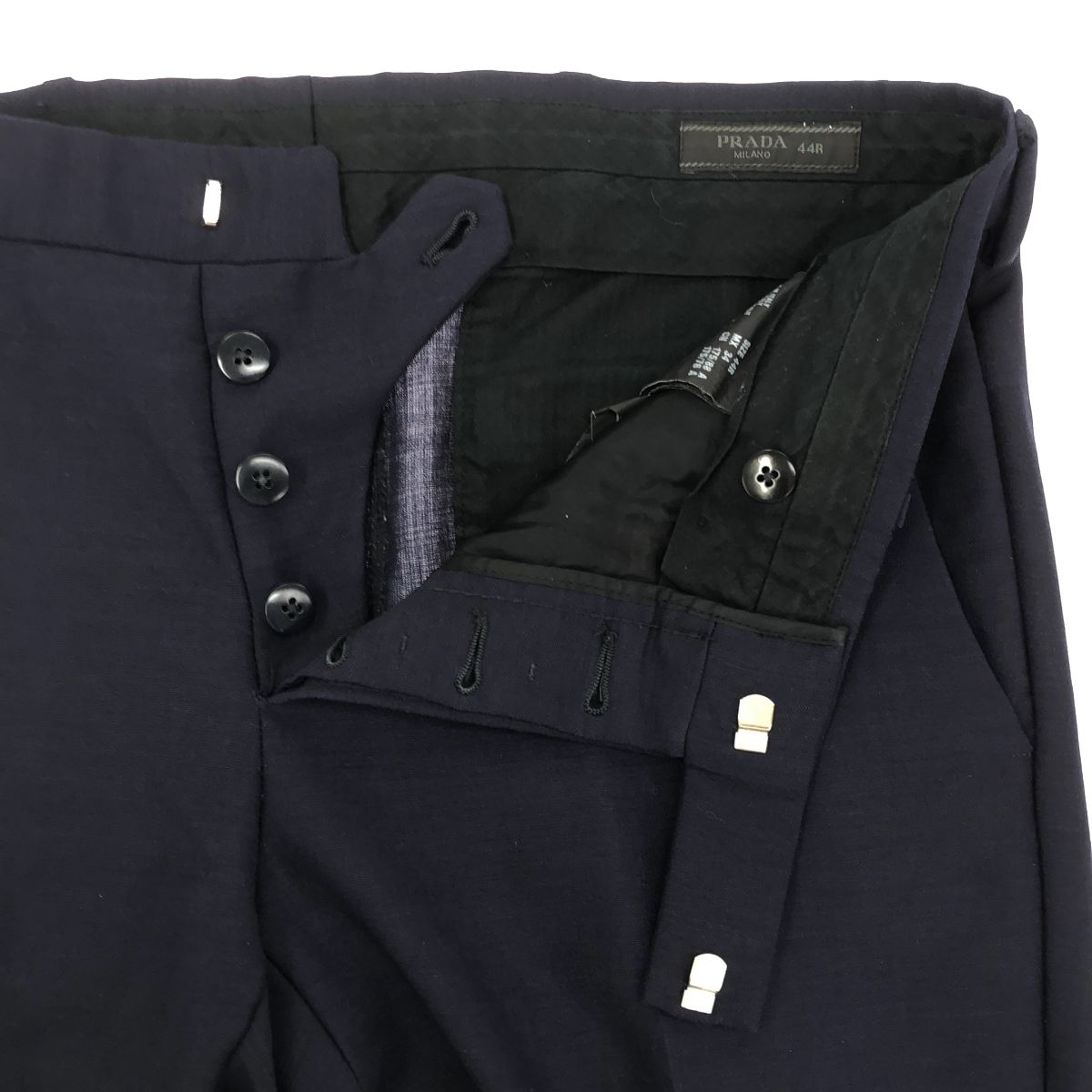 PRADA プラダ 13SS スラックスパンツ UAD407 ネイビー 44 - メルカリ