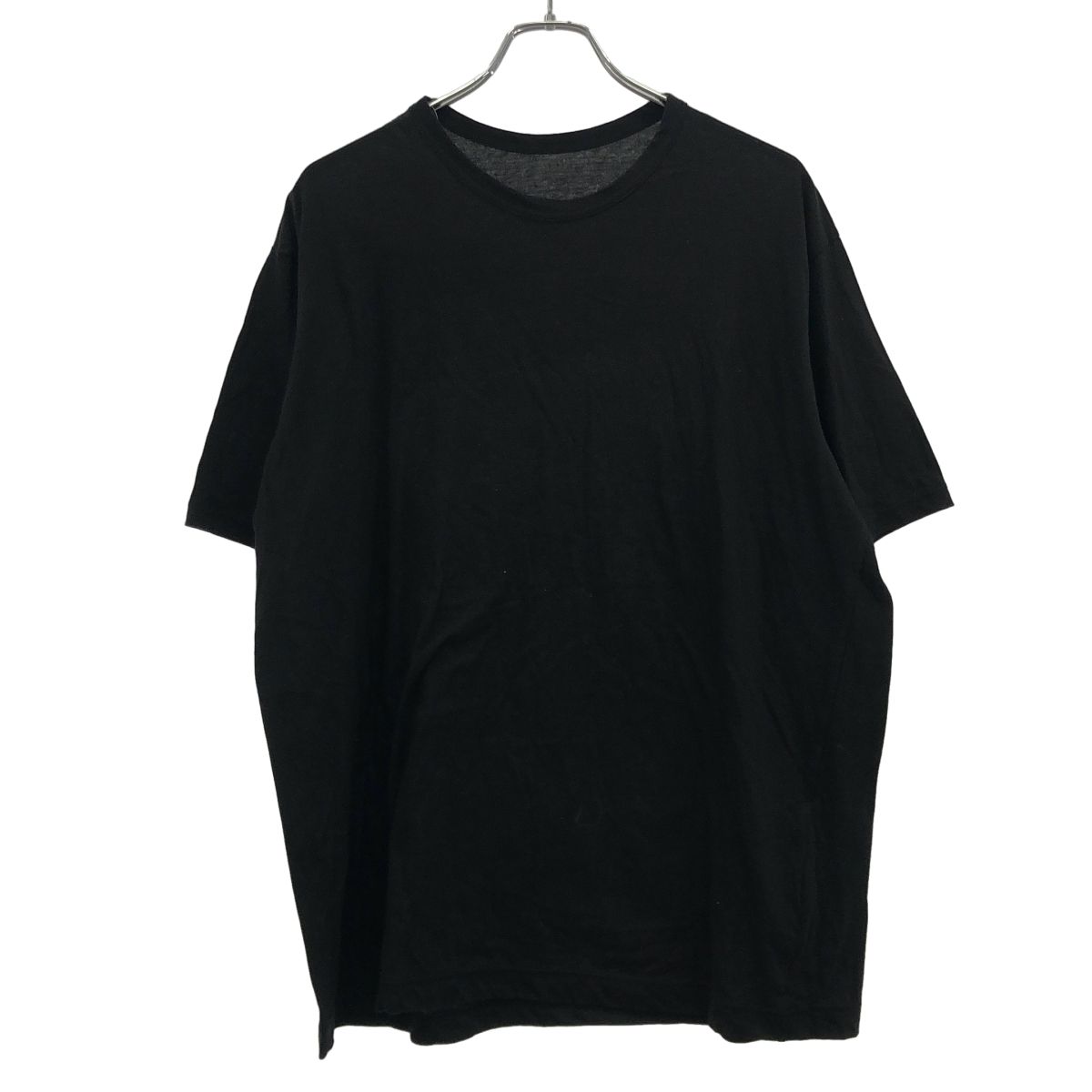 Yohji Yamamoto ヨウジヤマモト 25SS バックレタリングTシャツ FP-T98-093 ブラック 2 Yohji Yamamoto ヨウジヤマモト 25SS バックレタリングTシャツ FP-T98