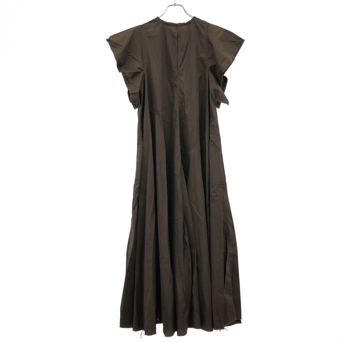 YLEVE イレーヴ SUVIN COTTON ONE PIECE コットンタイプライターワンピース 168-5155080 ブラウン 0