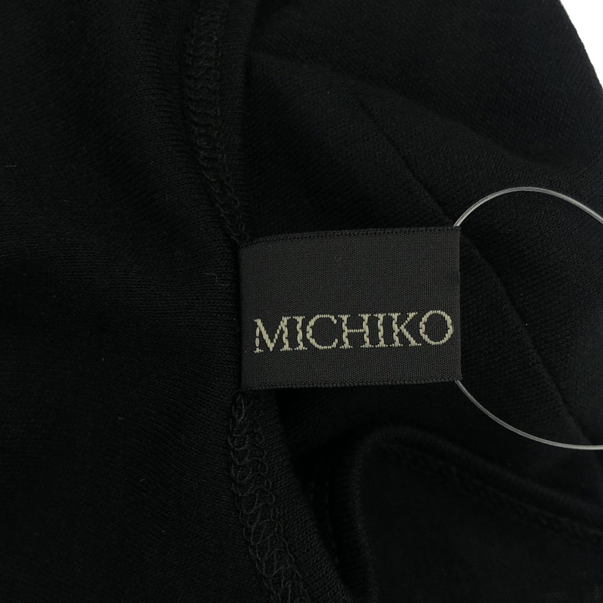  MICHIKO by Y s ミチコ バイ ワイズ 20 SS ノースリーブワンピース YN-D 36-219 ブラック 2 ノースリーブ カットソーワンピース