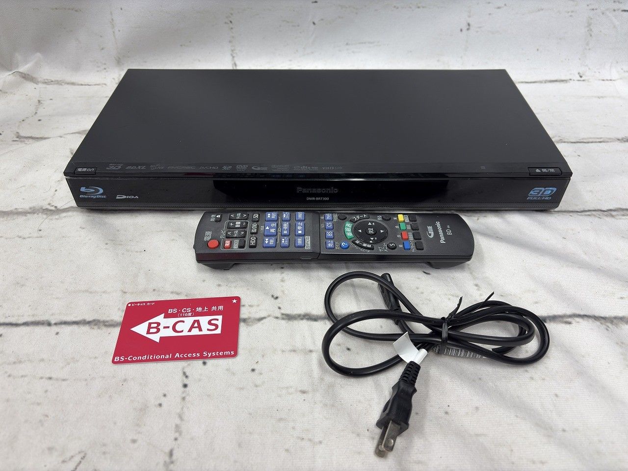 ☆状態良好☆ Panasonic パナソニック DIGA DMR-BRT300-K 500GB 1