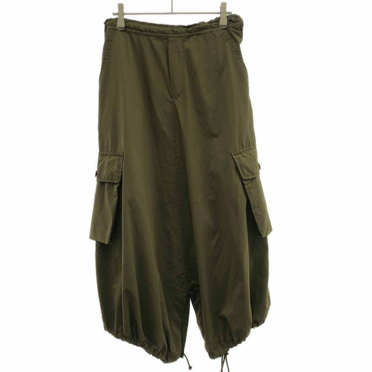 Y s ワイズ 19 SS 2 WAYサルエルスカート カーゴパンツ YH 09 900 カーキ 1
