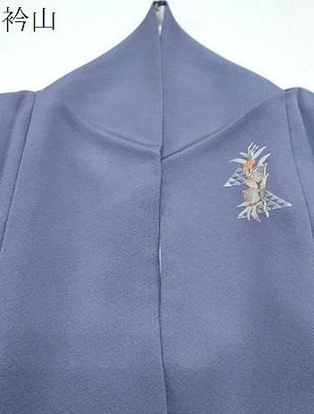 平和屋着物▽訪問着 総刺繍 駒刺繍 草花鱗文 金糸 ますいわ屋扱い 正絹