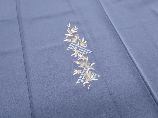 新品 ますいわ屋謹製 手描き友禅 金駒刺繍 着物 正絹 仕付糸付訪問着 3342 新品 ますいわ屋謹製 手描き友禅 金駒刺繍 着物 正絹 仕付糸付訪問着