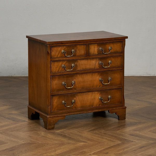 英国 クラシック 4段 チェスト マホガニー 木製 収納 洋タンス 引き出し ドロワー イギリス 96880
