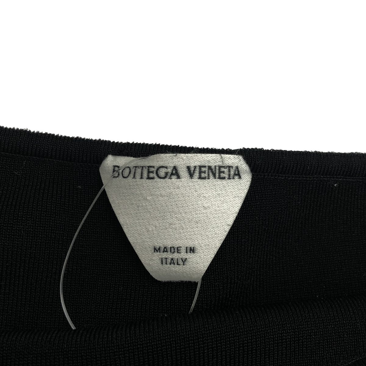  BOTTEGA VENETA ボッテガヴェネタ オフショルダートップス 789388 V 49 0 ブラック S ノースリーブ Tシャツ カットソー