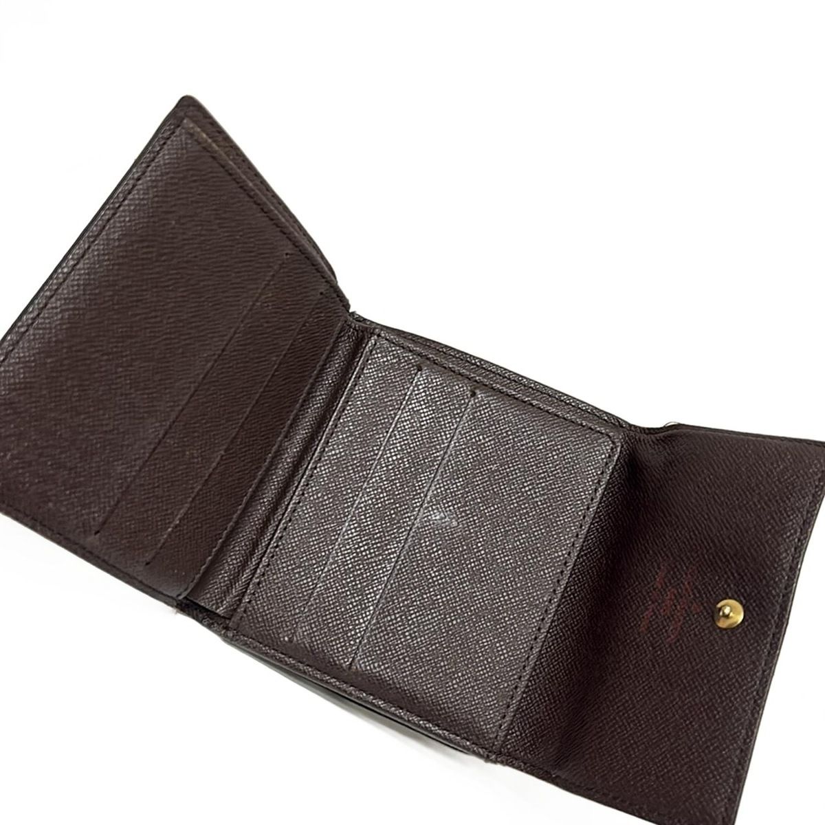 ルイヴィトン　エベヌ　ポルトモネレディ LOUIS VUITTON(ルイヴィトン) Wホック財布 ダミエ ポルトモネビエ