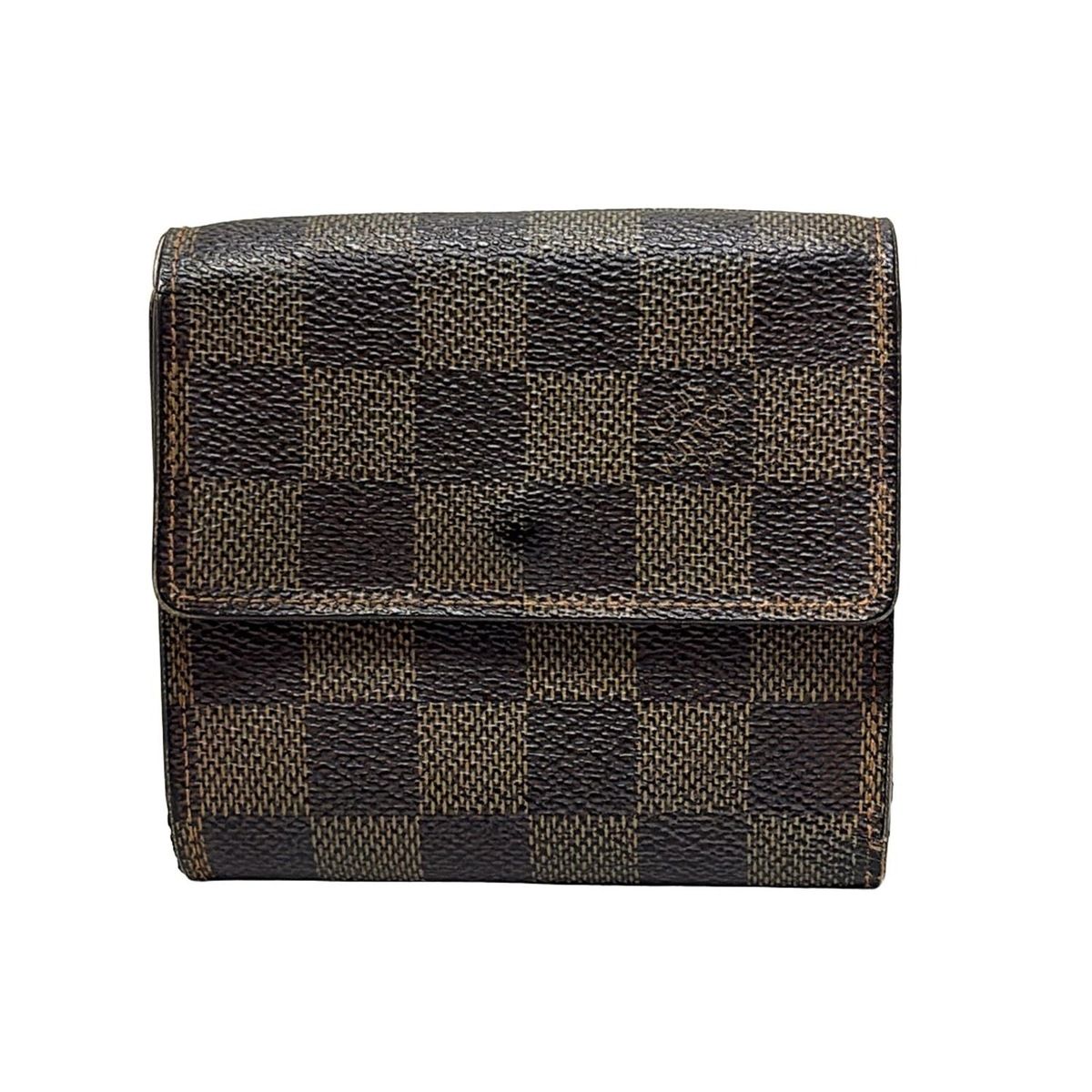 LOUIS VUITTON(ルイヴィトン) Wホック財布 ダミエ ポルトモネビエ