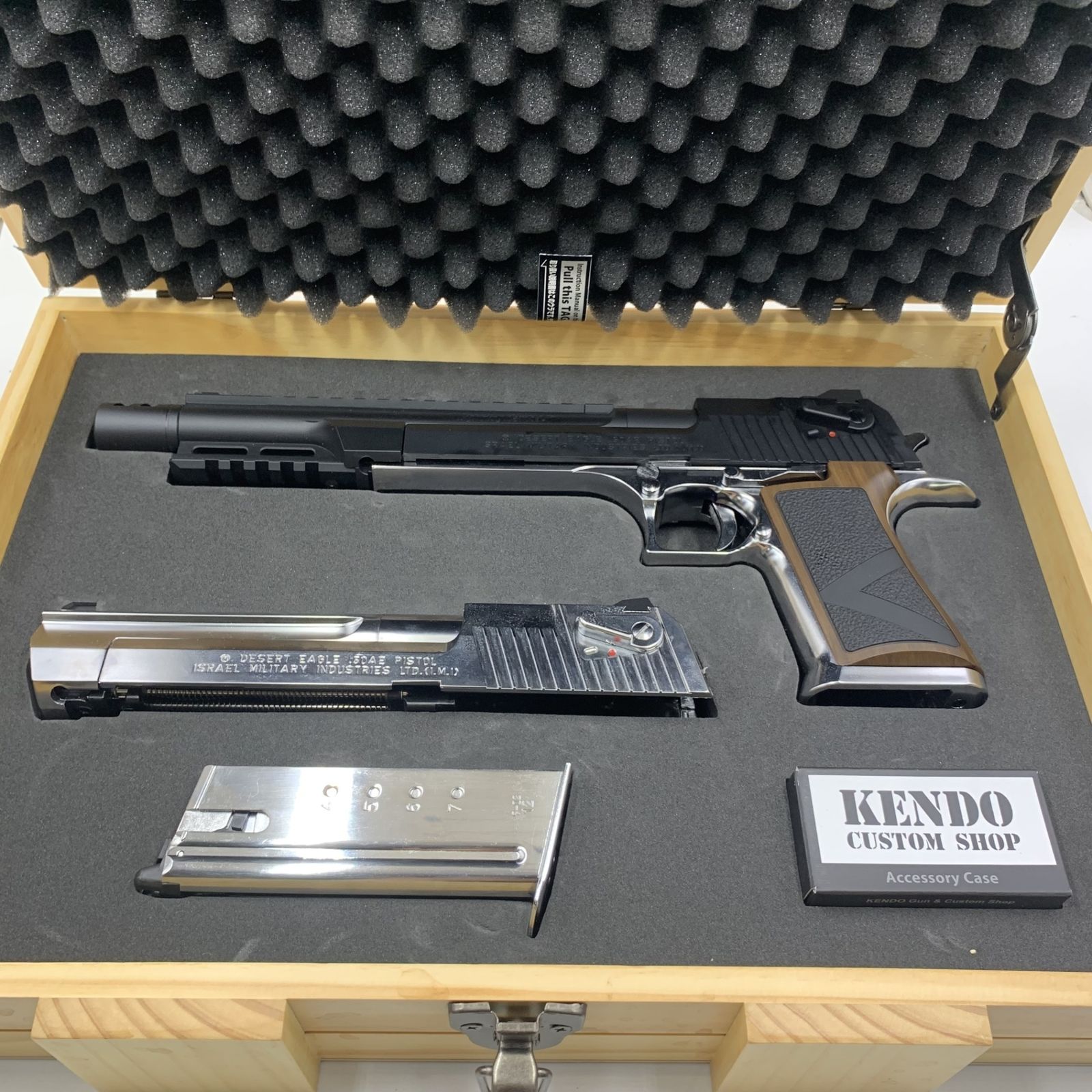 Lightning Hawk KENDO Custom Shop バイオハザード デザートイーグル 木 き 交換スライド マガジン 説明書一式