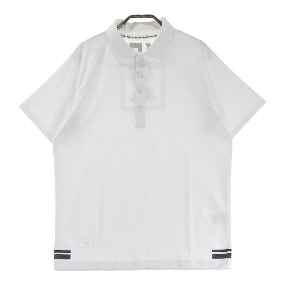 サイズ 4 PGG PEARLY GATES パーリーゲイツ 2025年 半袖ポロシャツ ホワイト系 ゴルフウェア メンズ