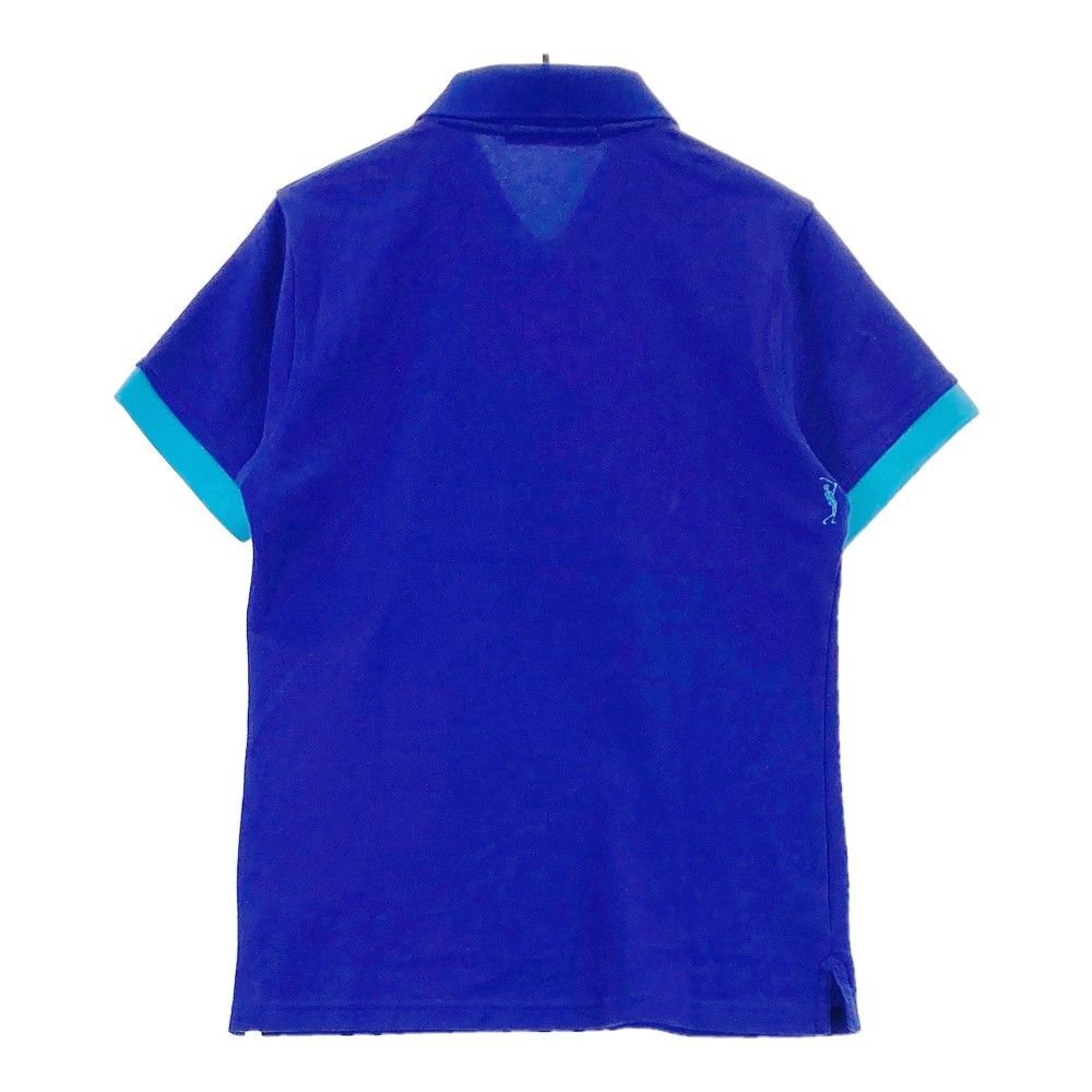 サイズ 38 MARK LONA マークアンドロナ 半袖ポロシャツ ブルー系 ゴルフウェア レディース ストスト