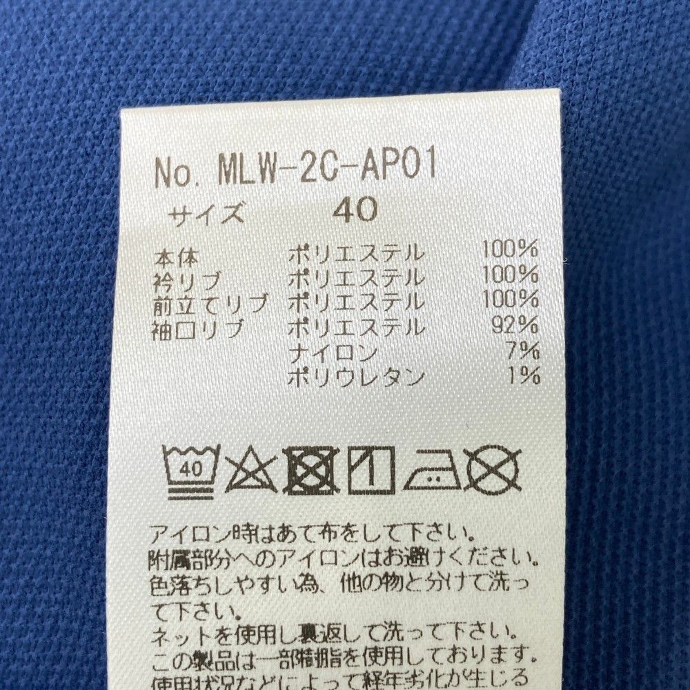 サイズ：40 MARK&LONA マークアンドロナ 2022年モデル 半袖ポロシャツ