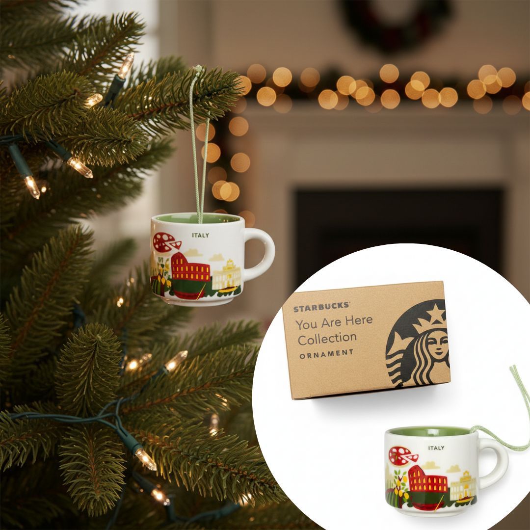 セット スターバックス イタリア オーナメント カップ 2025 日本未発売 Starbucks Ornament