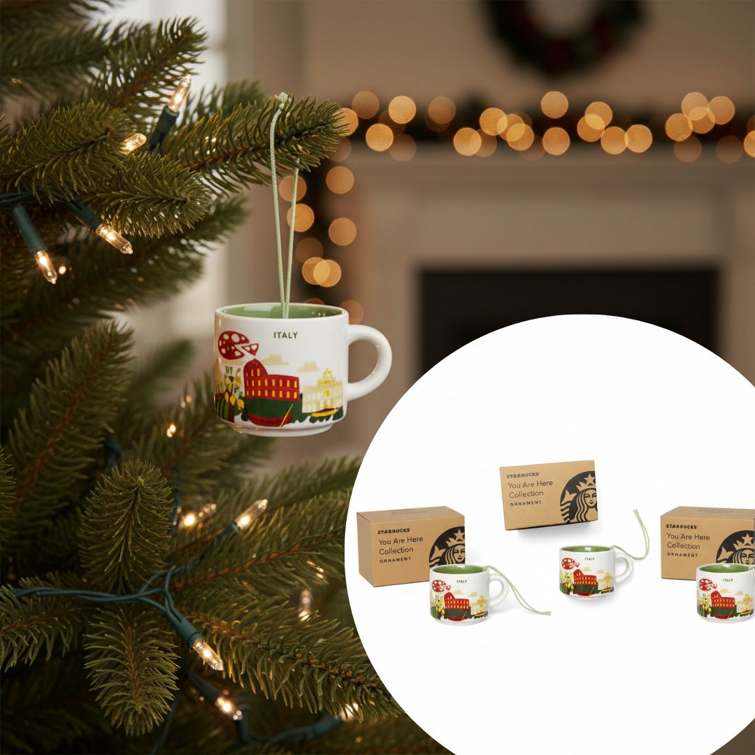 セット スターバックス イタリア オーナメント カップ 2025 日本未発売 Starbucks Ornament