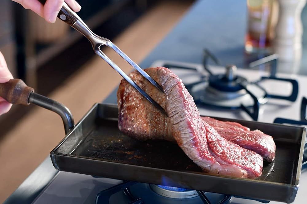  大人の鉄板 ステーキナイフ＆ミートフォーク 包丁セット 包丁 ナイフ