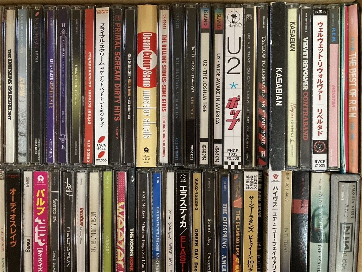 洋楽 ロックバンド CD まとめて約 セット KY 744 レッド ホット チリ ペッパーズ オアシス レディオヘッド ローリング ストーンズ プライマル スクリーム ブラー クーラ シェイカー ナイン インチ ネイルズ U 2 ストーン ローゼズ 80年代CD ランキングCD