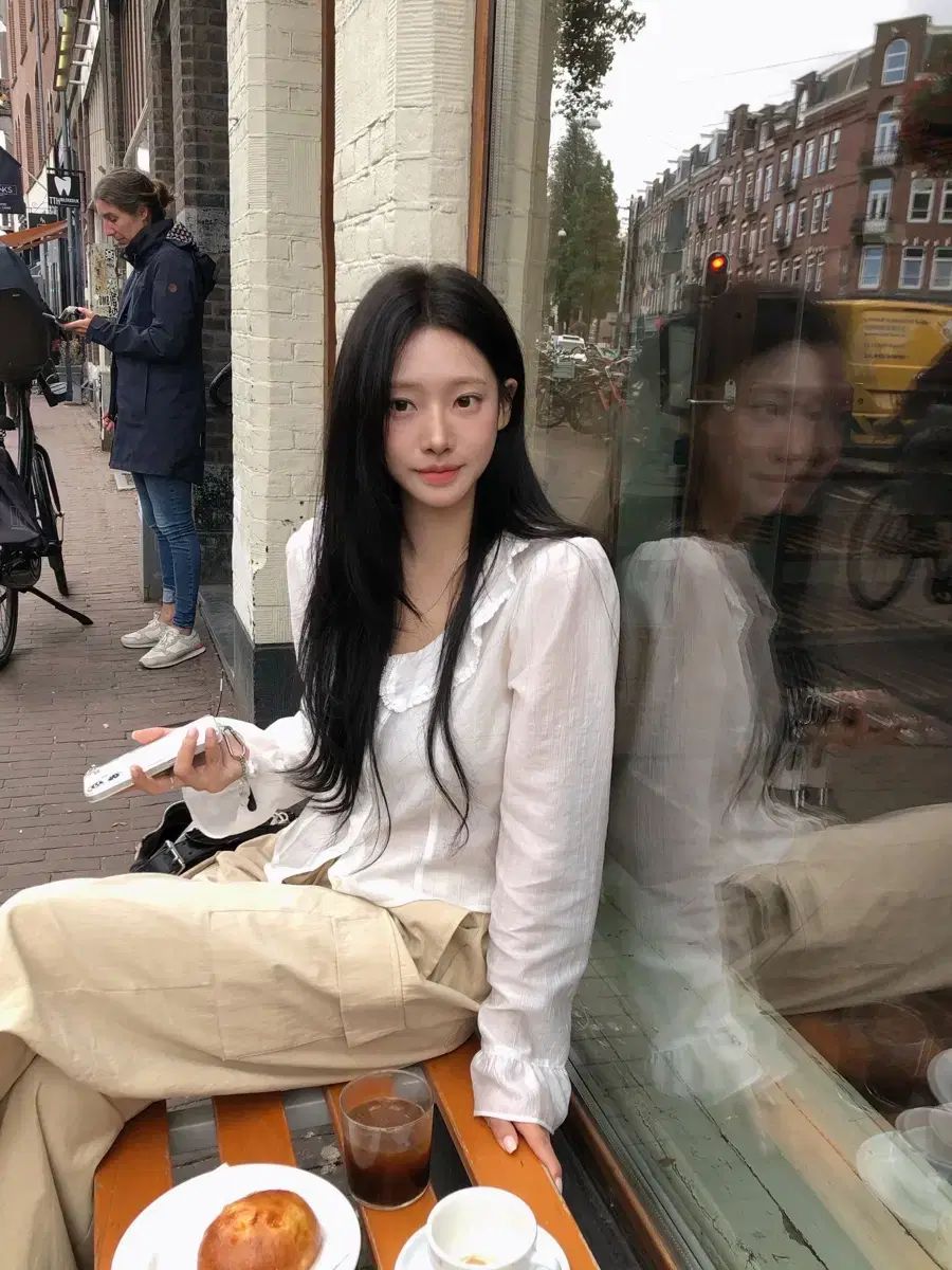 リーズ Eve ruffle blouse アイボリー