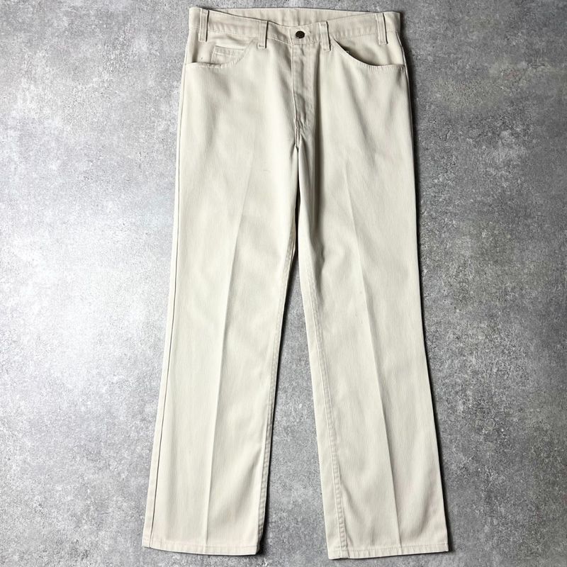 90 s Levis コットン ピケ スタプレ フ パンツ 34 30 90年代 アメリカ製 リーバイス STA PREST ナチュラル