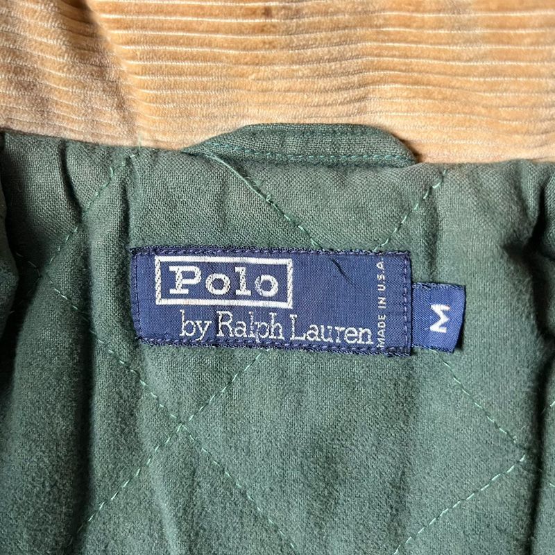 80s USA製 POLO RALPH LAUREN 中綿 ライナー ウール マッキーノ