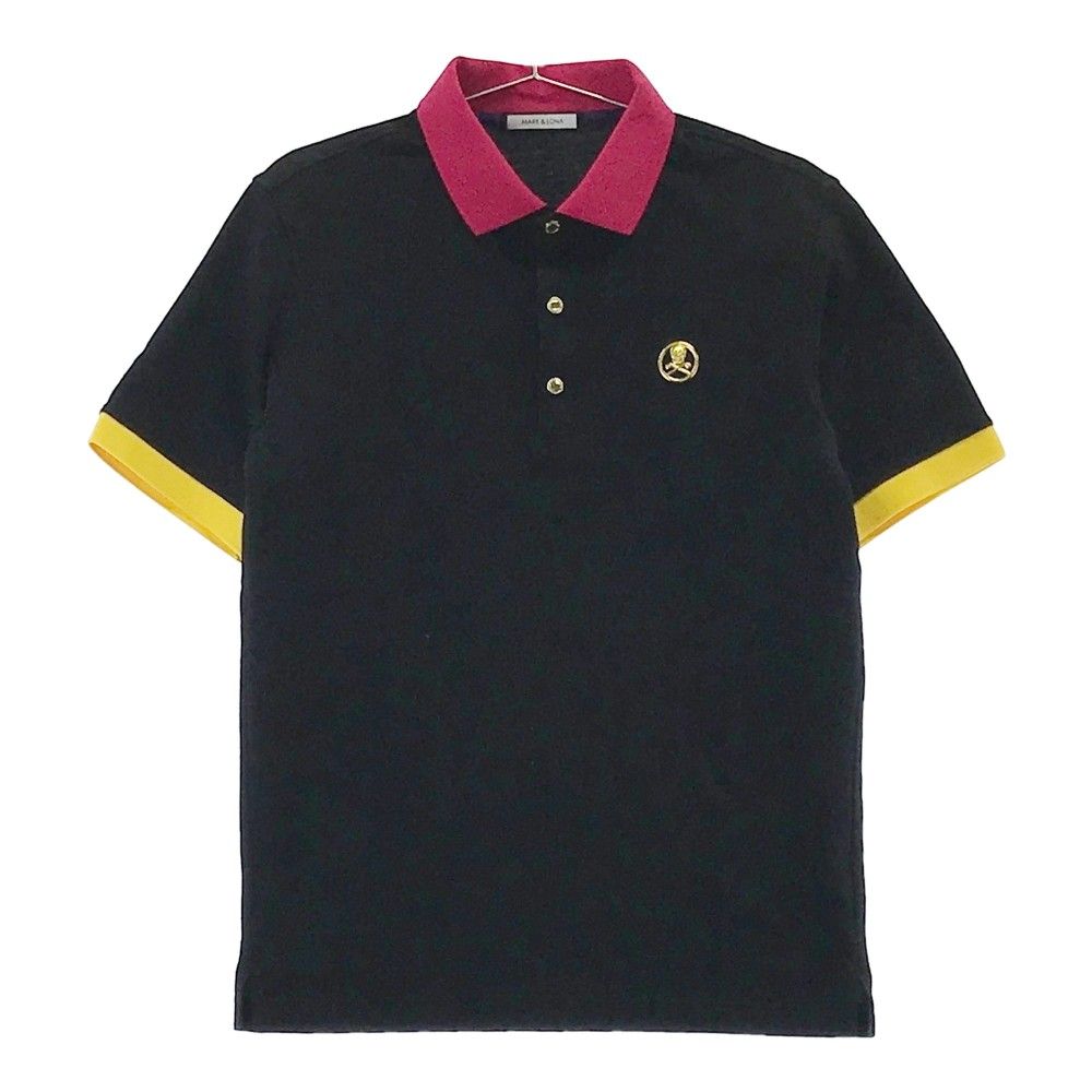 サイズ：46 MARK&LONA マークアンドロナ 半袖ポロシャツ ブラック系 [240101298688]# ゴルフウェア メンズ ストスト