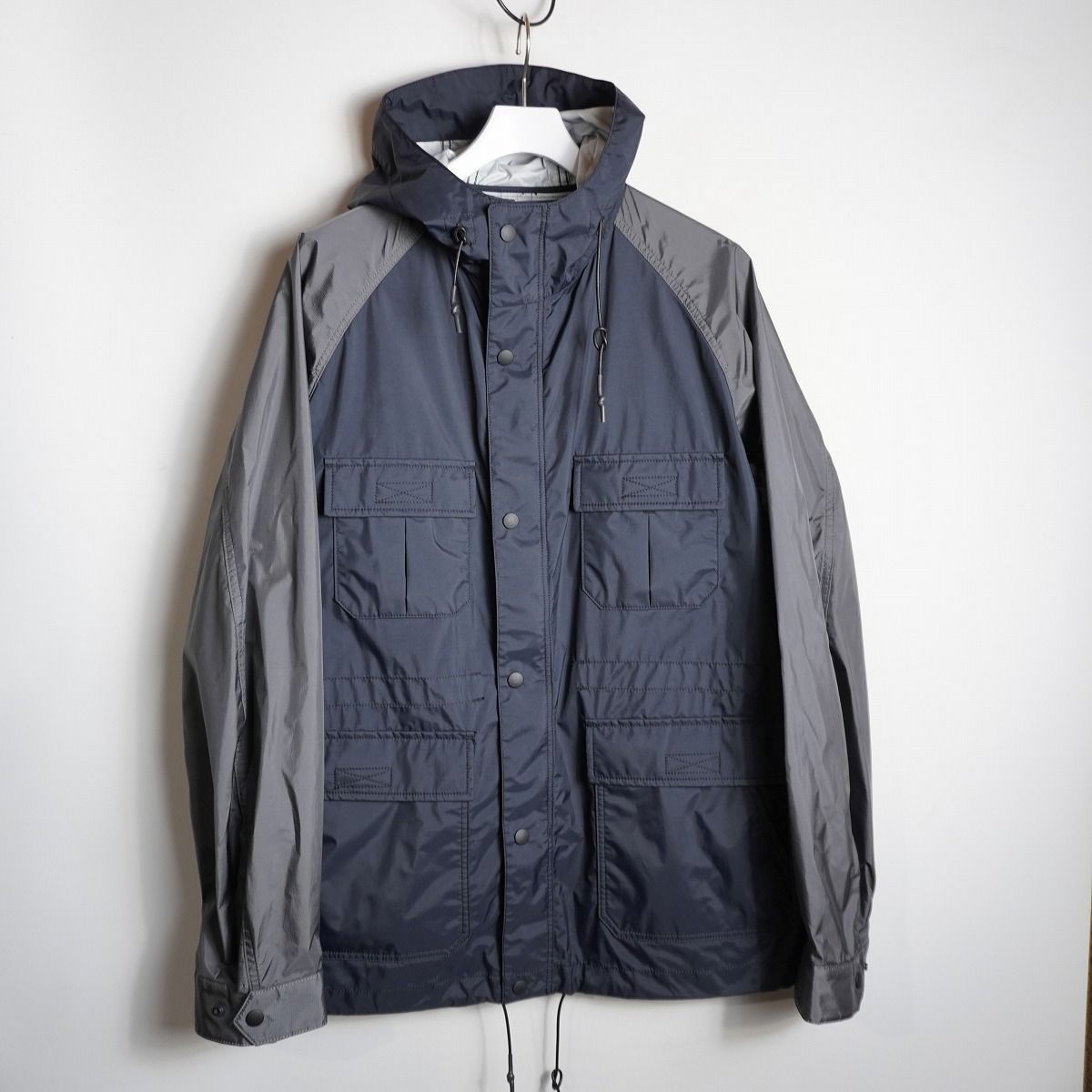 COMME des GARCONS HOMME コムデギャルソン オム ナイロン ジップアップ パーカー ジャケット HB-J 021 AD 2018 L紺 正規 1120 P