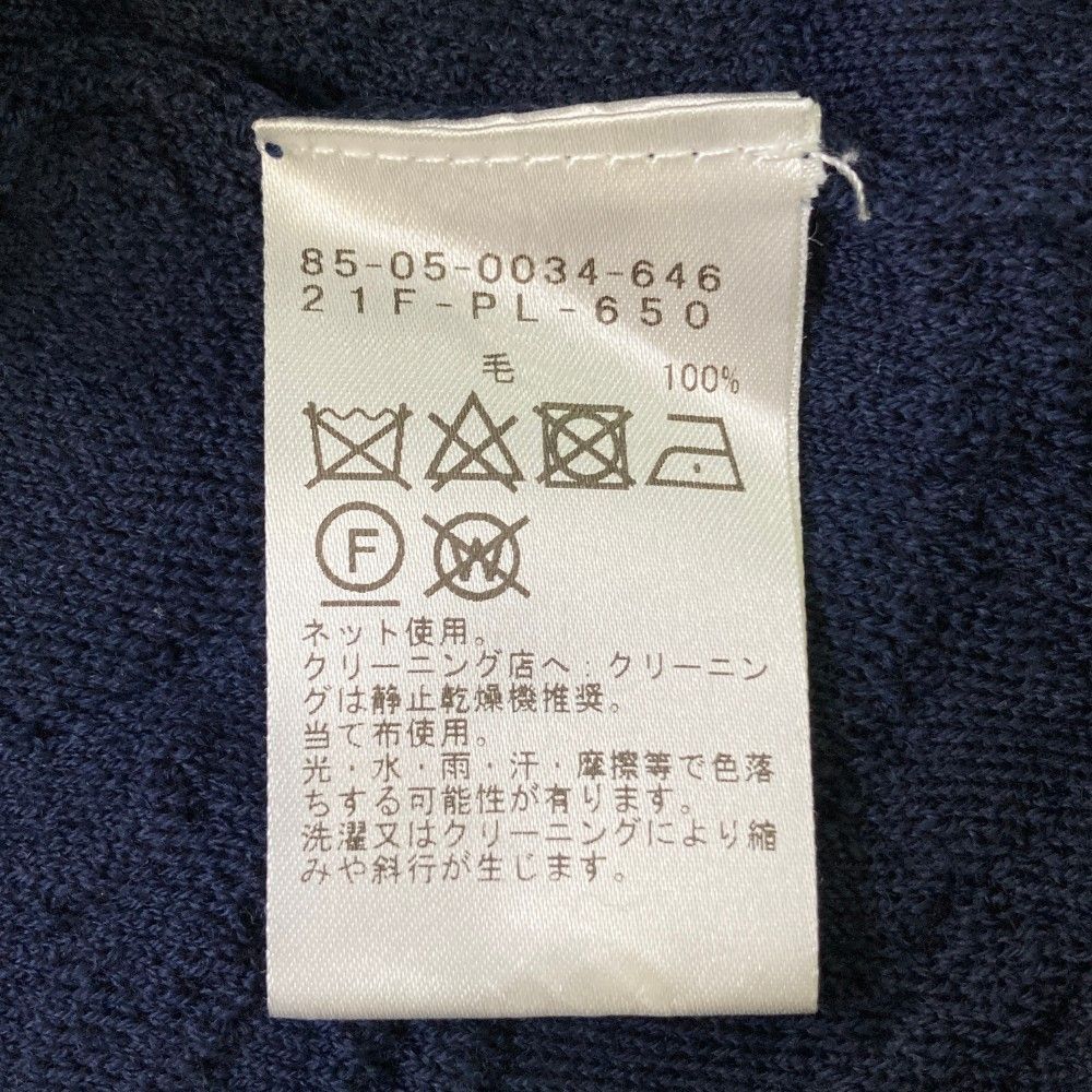 サイズ L BEAMS GOLF ビームスゴルフ ニット ベスト ネイビー系 ゴルフウェア レディース ストスト ベスト レディースウェア ゴルフ