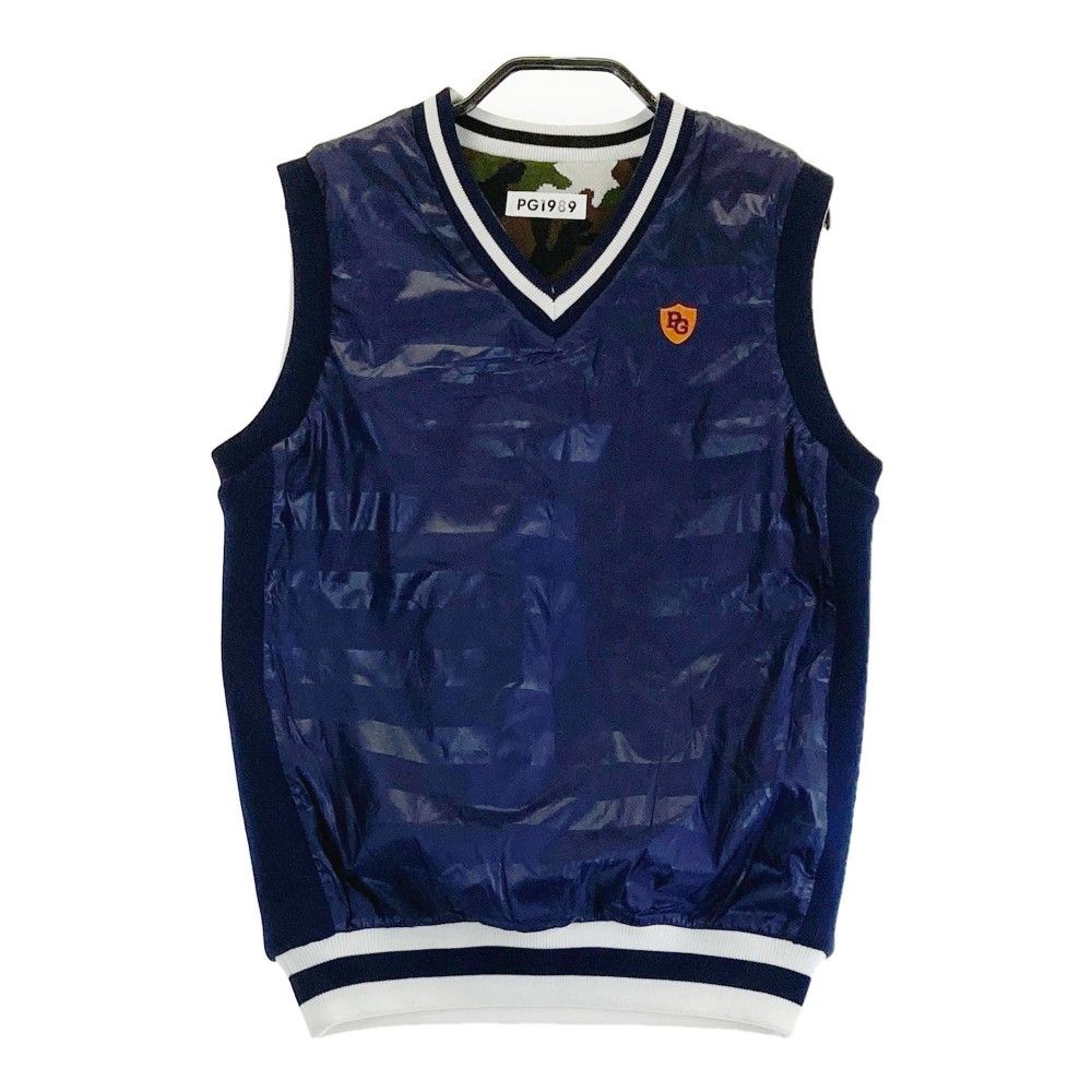 サイズ：0 PEARLY GATES パーリーゲイツ リバーシブル Vネック ベスト