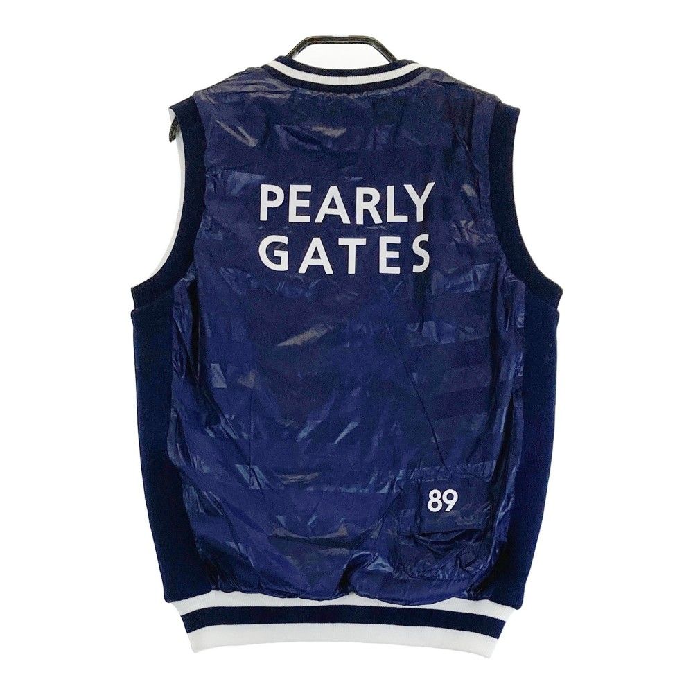 サイズ：0 PEARLY GATES パーリーゲイツ リバーシブル Vネック ベスト