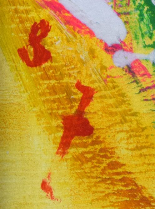 西村 計雄「花」油絵（縦13×横9.2cm）「一枚の繪」で活躍 共和町に記念