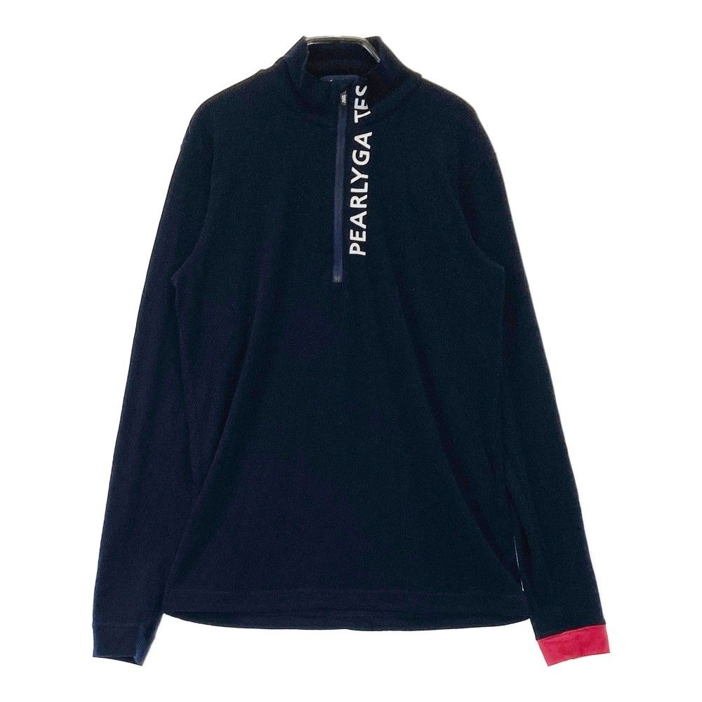 サイズ：3 PEARLY GATES パーリーゲイツ ハーフジップ長袖Tシャツ