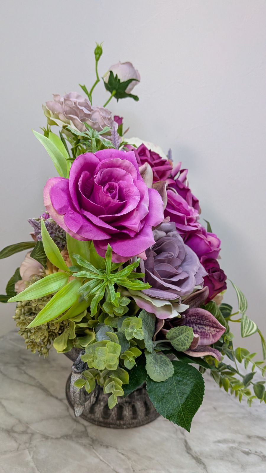 フラワーアレンジメント ロココ調