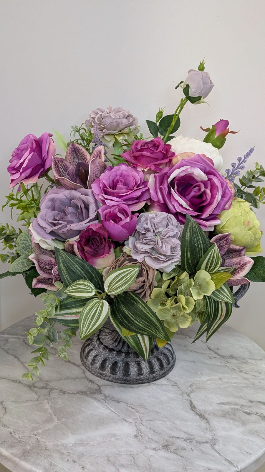  フラワーアレンジメント ロココ調 造花 インテリア 開店御祝い アレンジメント フラワー リース