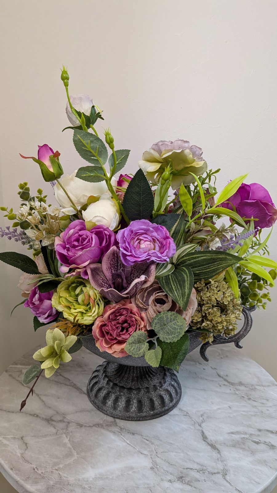 フラワーアレンジメント ロココ調 造花 インテリア 開店御祝い