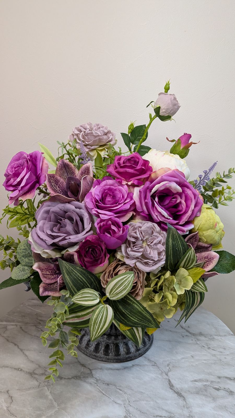 フラワーアレンジメント ロココ調 造花 インテリア 開店御祝い