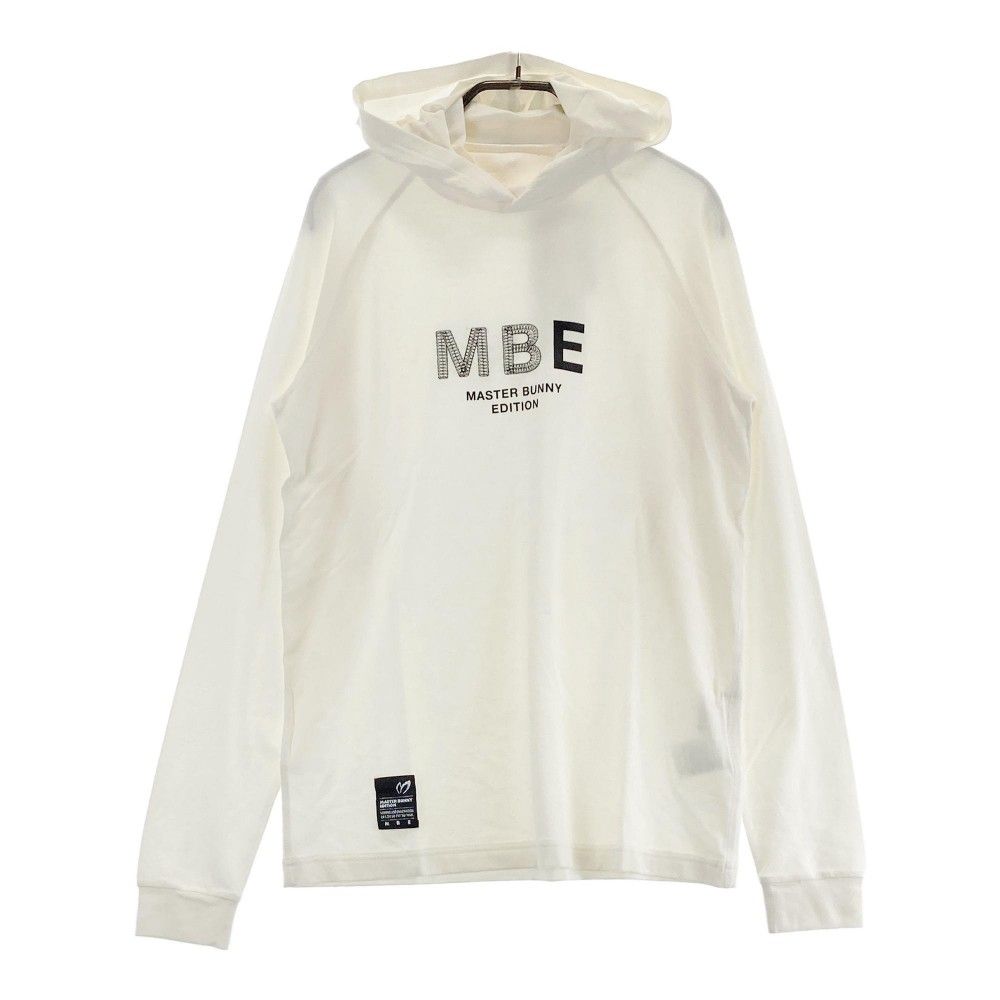 サイズ 5 MASTER BUNNY EDITION マスターバニーエディション 758 2266905 長袖フード付Tシャツ ホワイト系 ゴルフウェア メンズ ストスト