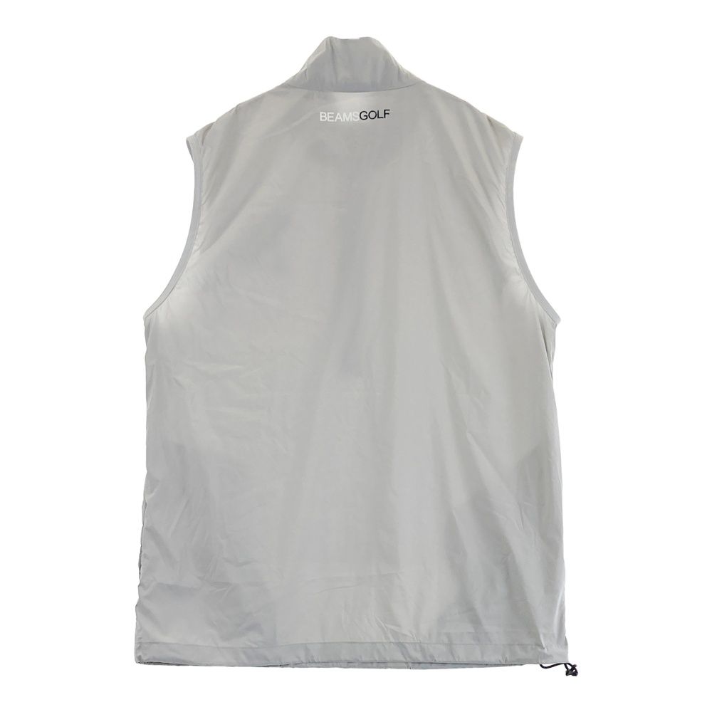 サイズ L BEAMS GOLF ビームスゴルフ 2025年モデル ハーフジップ ナイロンベスト グレー系 ゴルフウェア メンズ ストスト