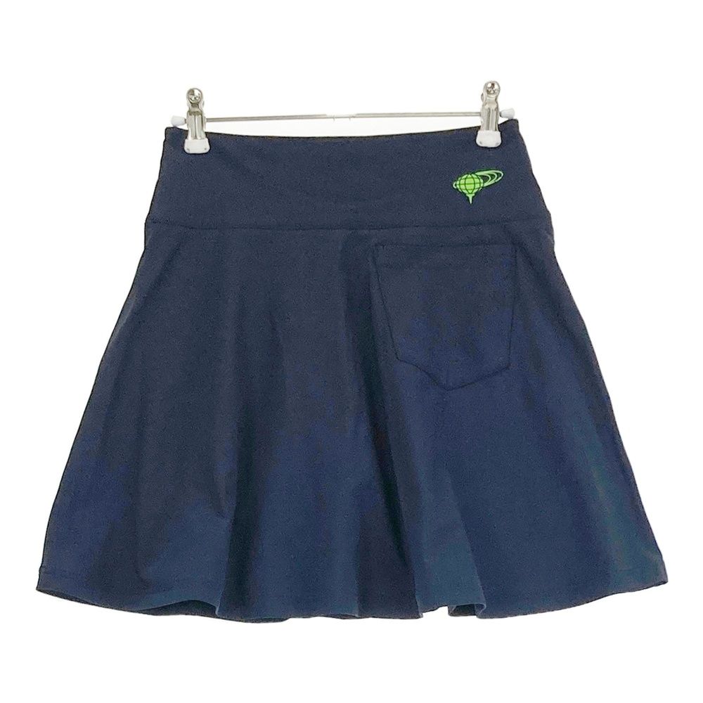 サイズ M BEAMS GOLF ビームスゴルフ モデル インナー付 スカート ネイビー系 ゴルフウェア レディース ストスト