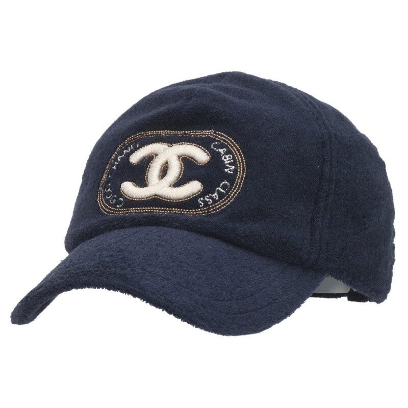 シャネル パイル地ココマークベースボール帽子 レディース M