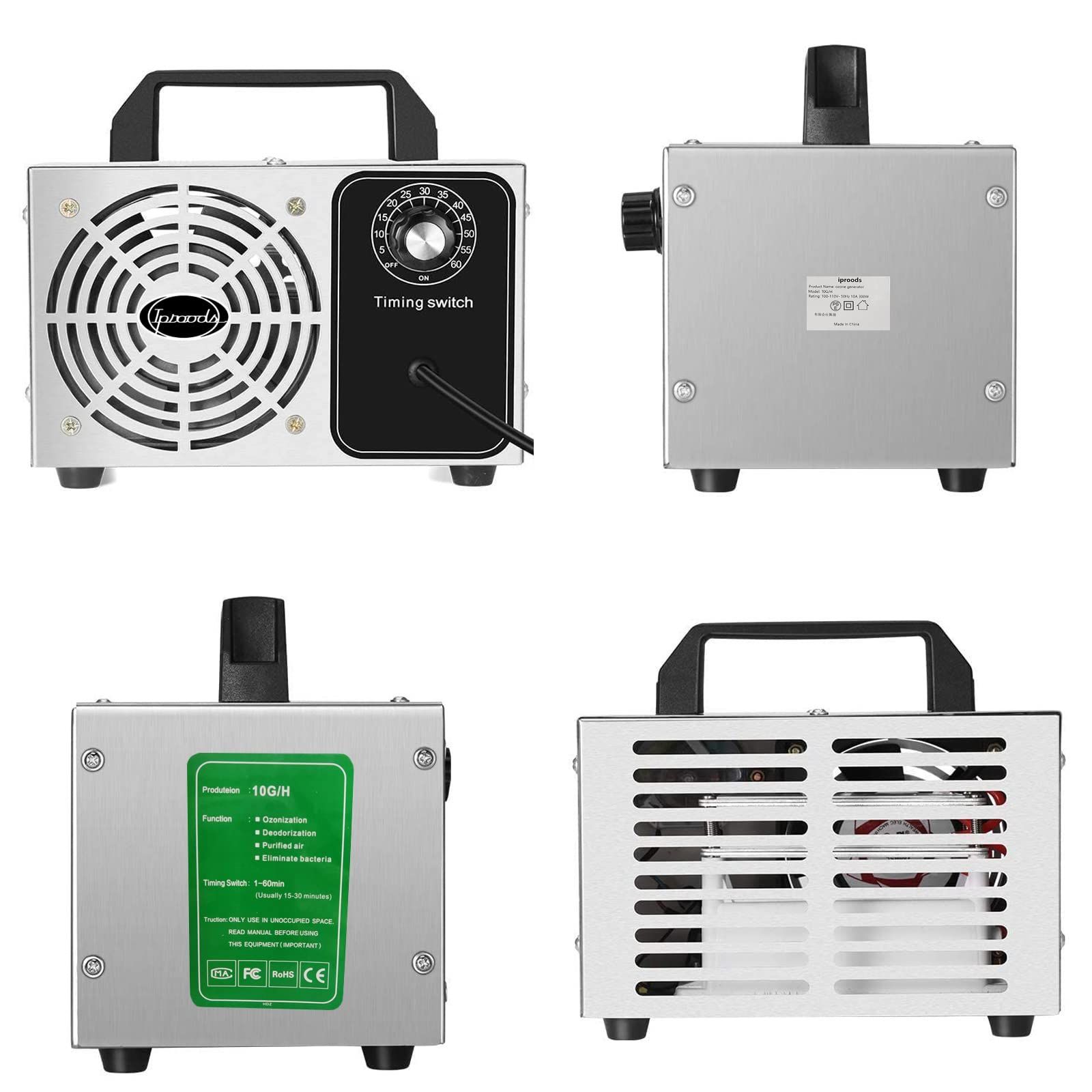 家庭用 業務用 60分タイマー 空気清浄機 日本語取説付き(10000mg/h