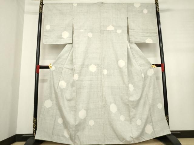 平和屋着物○結城紬 100亀甲 亀甲文 正絹 逸品 AABD7375ck - メルカリ