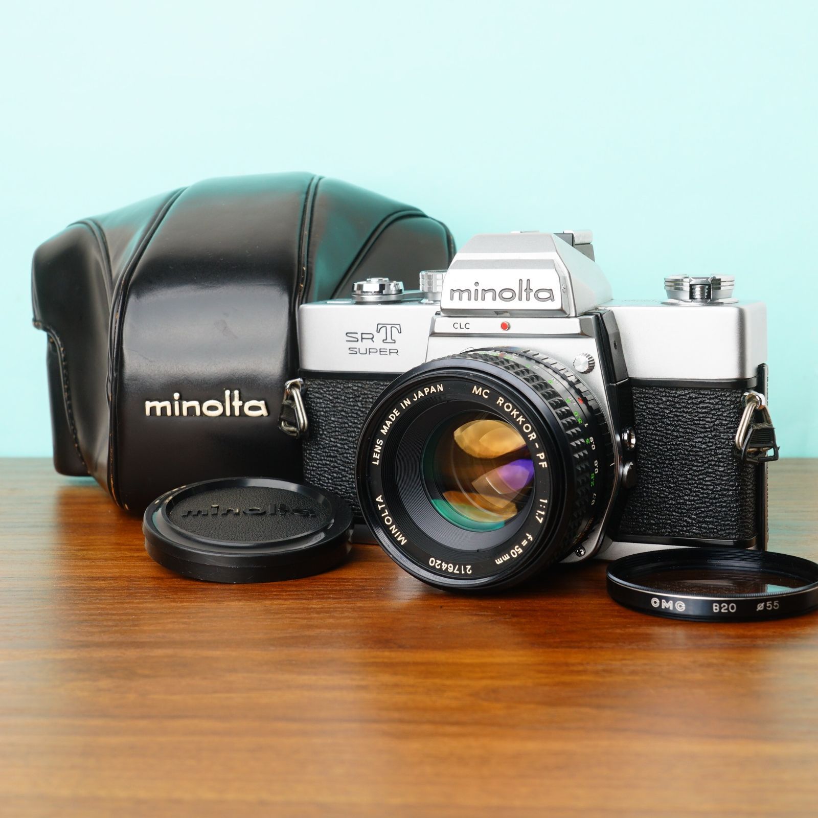 [美品]完動品◎ミノルタSRT SUPER ブラック 50mm f1.7 91 美品] 完動品◎ミノルタSRT SUPER 50mm f1.7 ケース付き 94/20 - メルカリ